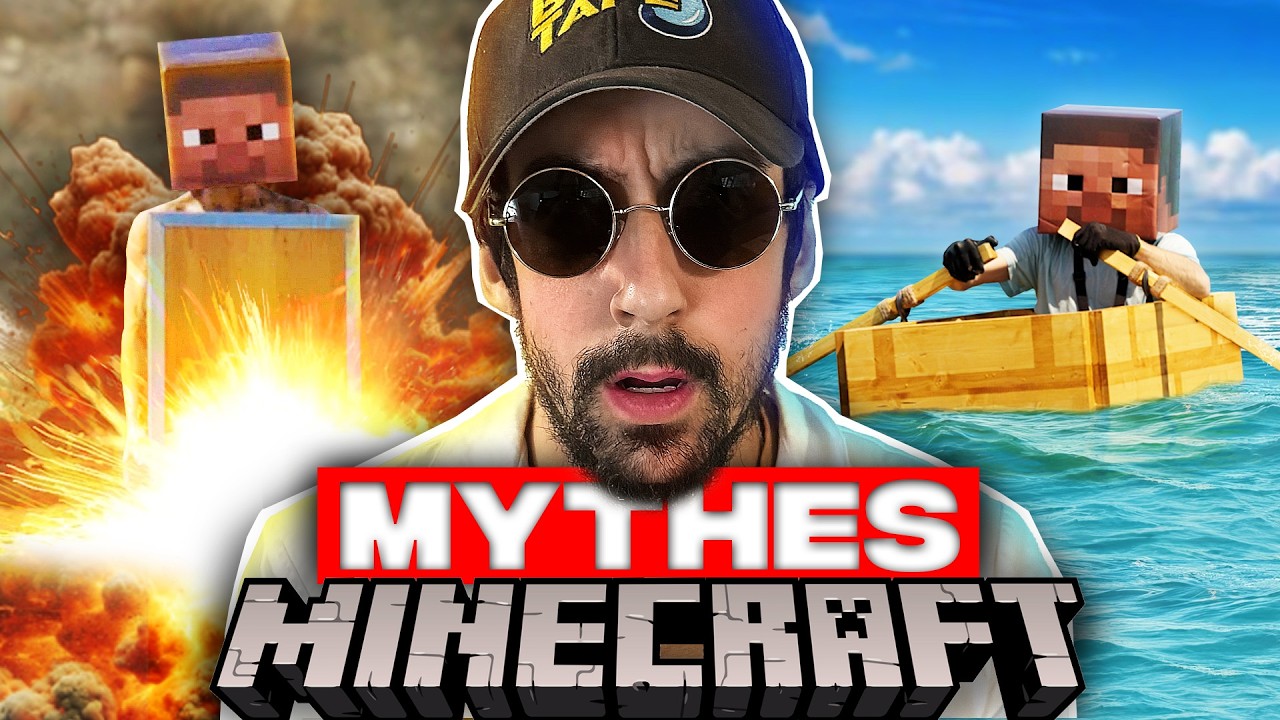 JE TESTE MINECRAFT DANS LA VRAIE VIE !