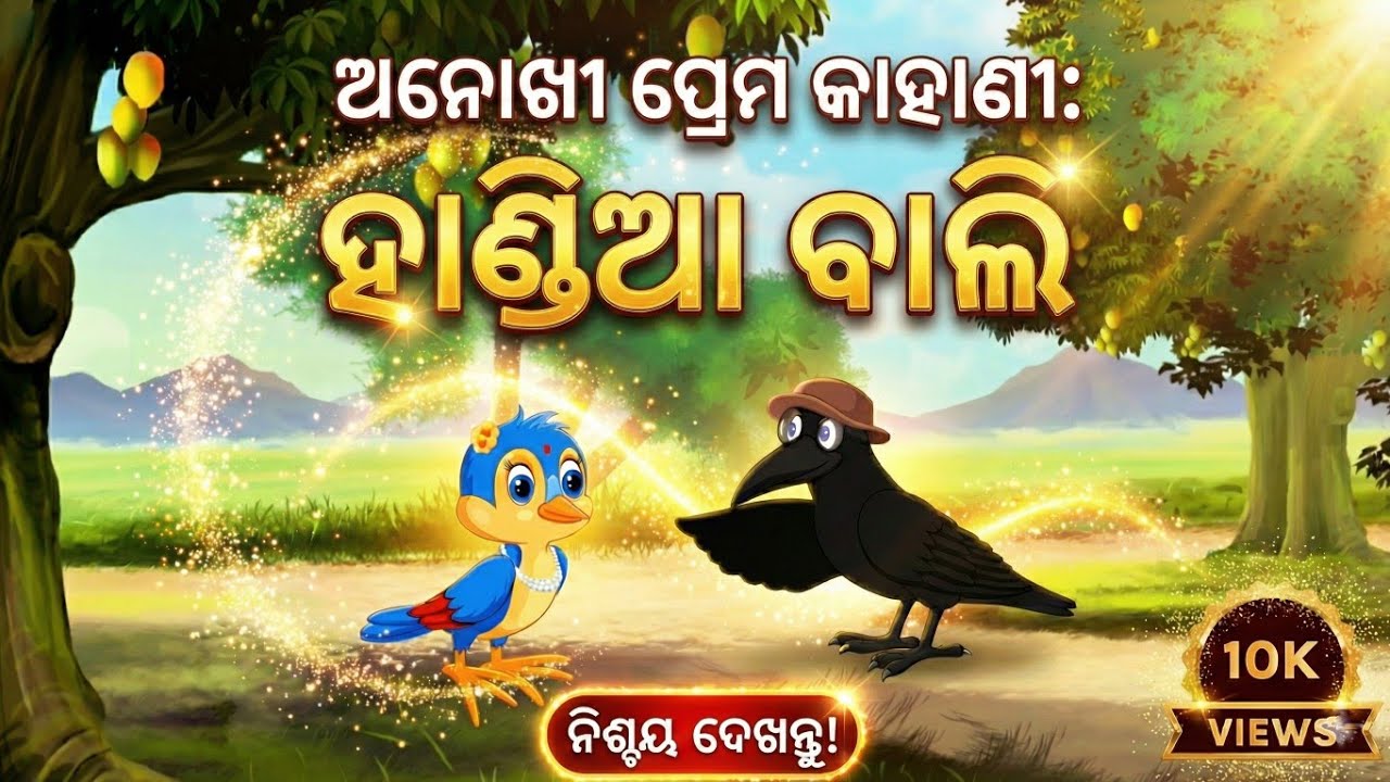 ହାଣ୍ଡିଆ ବାଲି ପ୍ରେମ|chadhei gapa video|odia story video cartoon video odia story video |video gapa 