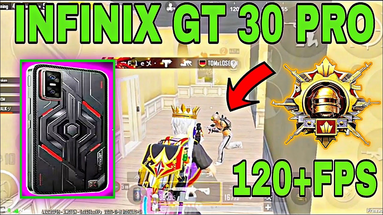 INFINIX GT 30 PRO 5G 120 FPS PUBG TEST | PUBG 4.2 UPDATE | 🥵🔥