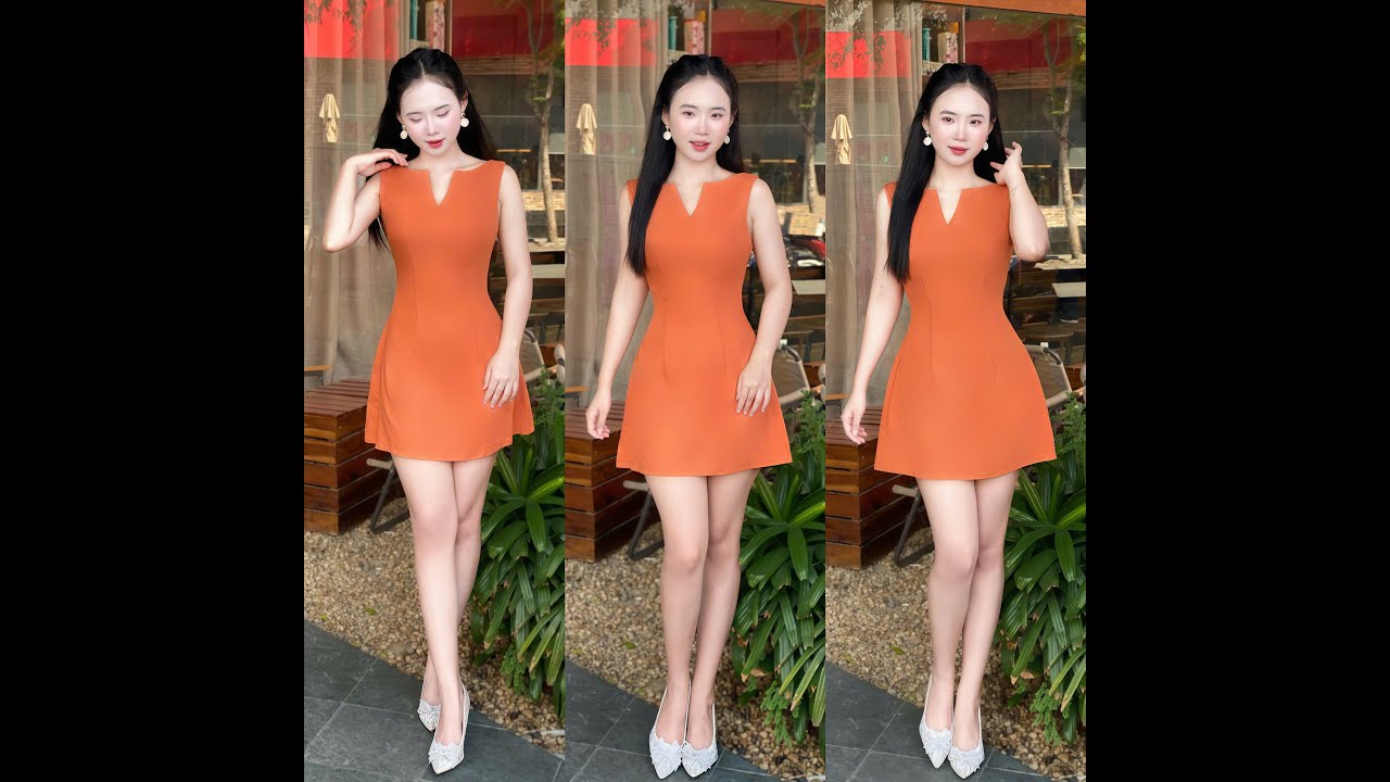 🔹 Sewing a Sleeveless A-line Dress | V-Neck Summer Dress | From Pattern to Finish