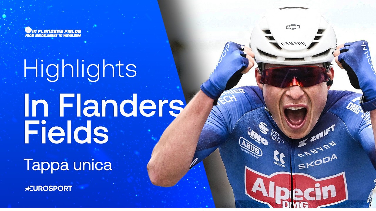 PHILIPSEN vince la volata, dopo la fuga tentata da VDP e Van Aert | IN FLANDERS FIELDS | HIGHLIGHTS