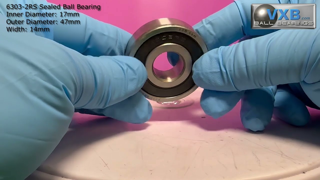 Comparison 17mm inner diameter-ID Sealed Ball Bearing 6303-2RS vs Tapered Roller Wheel Bearing 30203