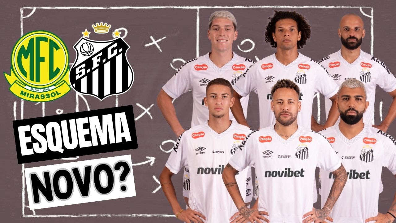 MIRASSOL x SANTOS: NEYMAR FORA? | 2 OU 3 ZAGUEIROS? | ROLLHEISER OU MIGUELITO? | IDEIAS PARA VOJVODA
