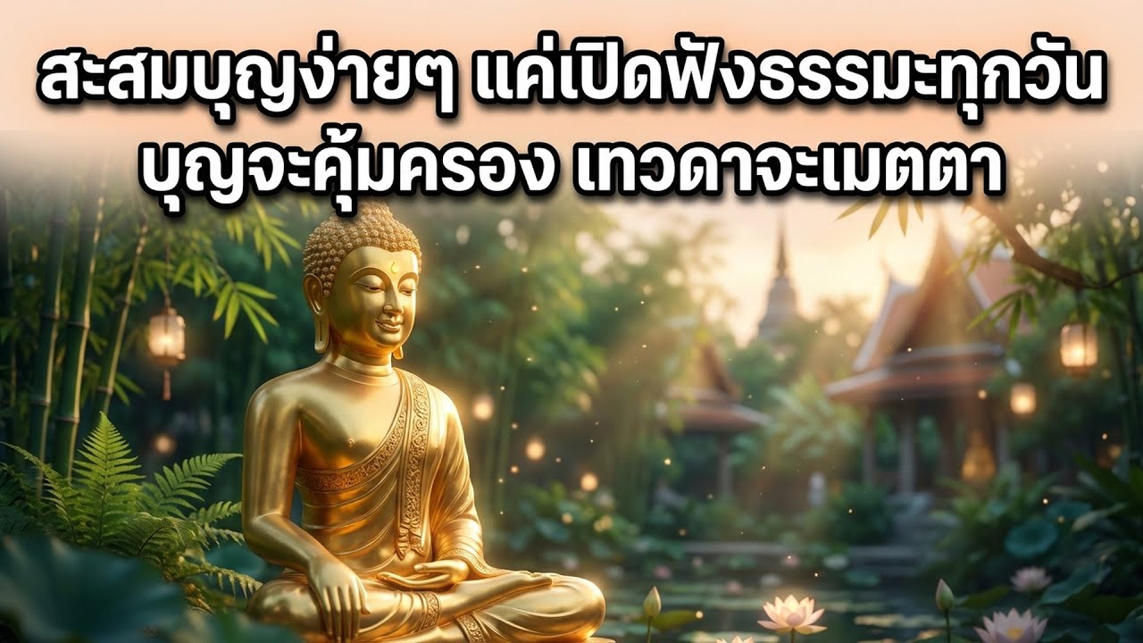 * ฟังธรรมะทุกวัน ชีวิตดี๊ดี มีแต่เรื่องมงคล! 🙏 * เติมบุญให้ชีวิตง่ายๆ แค่ฟังธรรมะก่อนนอน 😴 * ฟังธ...