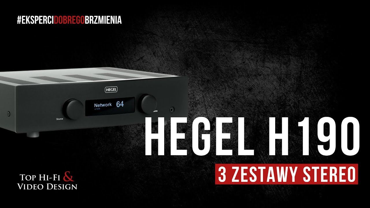 Hegel H190 - 3 zestawy stereo z norweskim wzmacniaczem | propozycje Top Hi-Fi