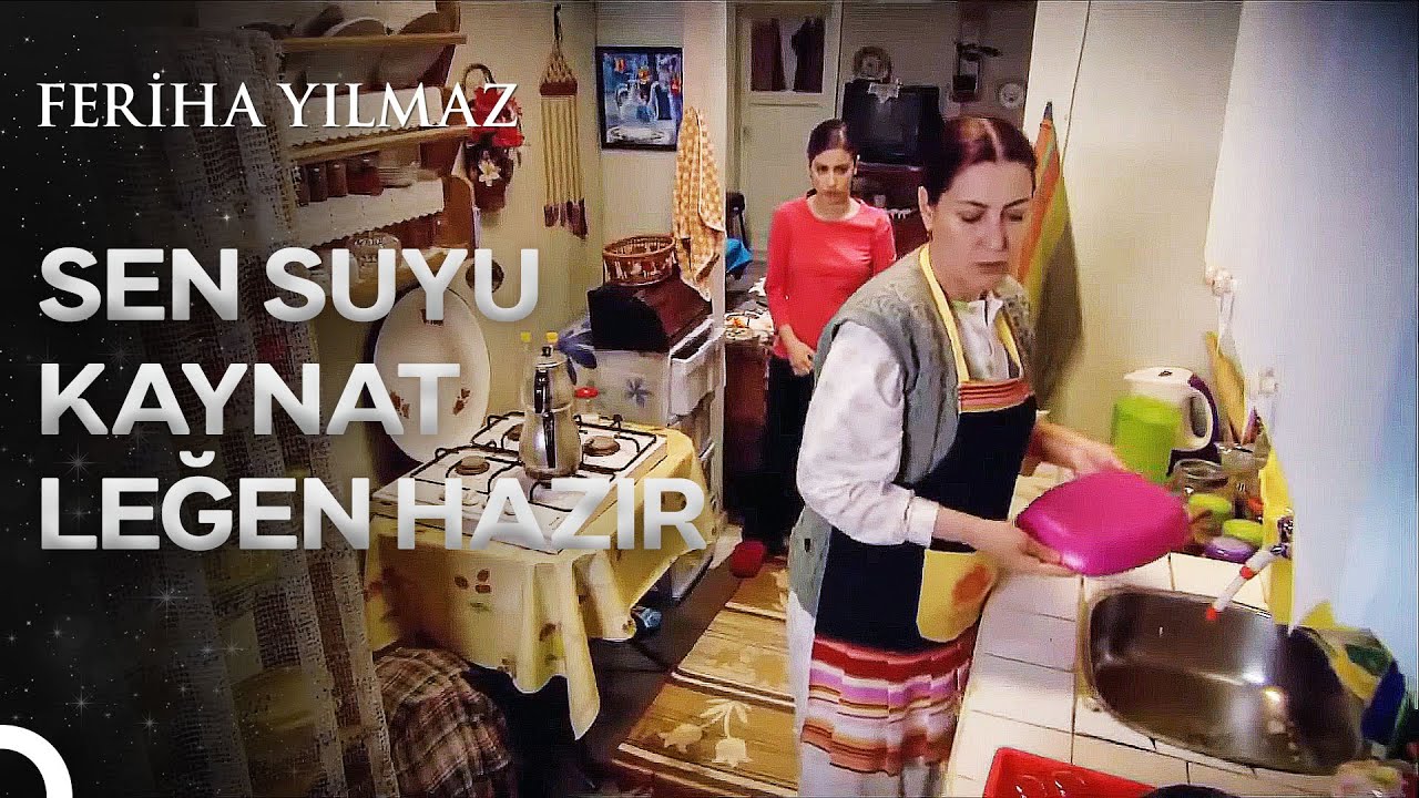 Sinir Stres Atmalık Bizim Mutfakta Bulaşık Seansı - The Kapıcı Kızı: Feriha