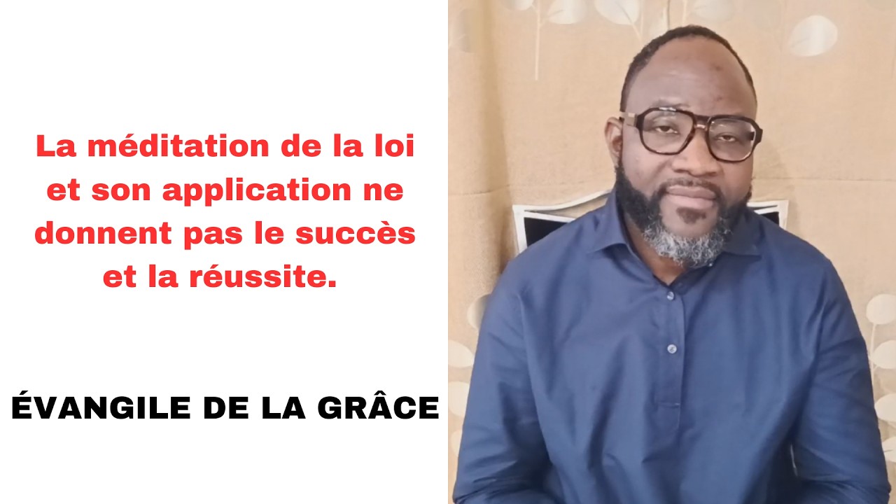 La méditation de la loi et son application ne donnent pas le succès et la réussite. 