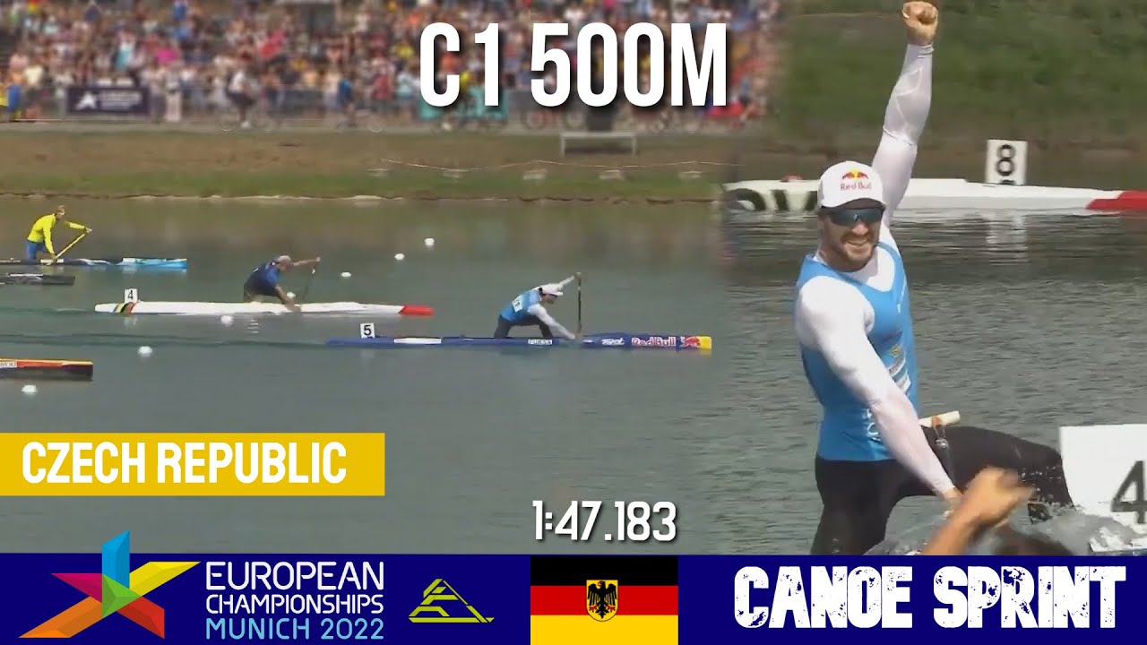 C1 Мужчины 500 м Финал А | МАРТИН ФУКСА ЧЕМПИОН | Чемпионат Европы Мюнхен 2022