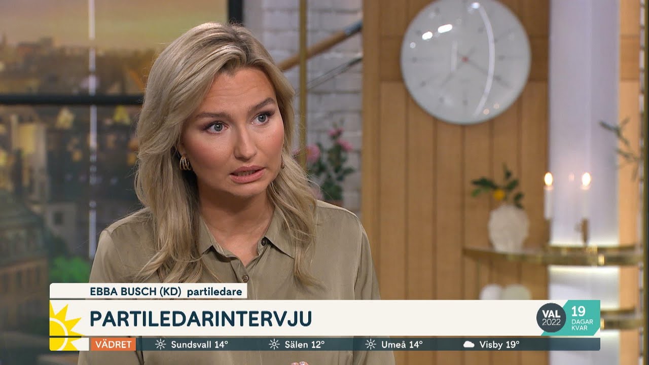 Ebba Busch (KD): ”Vi kan inte be fram energiförsörjning” | Nyhetsmorgon | TV4 & TV4 Play