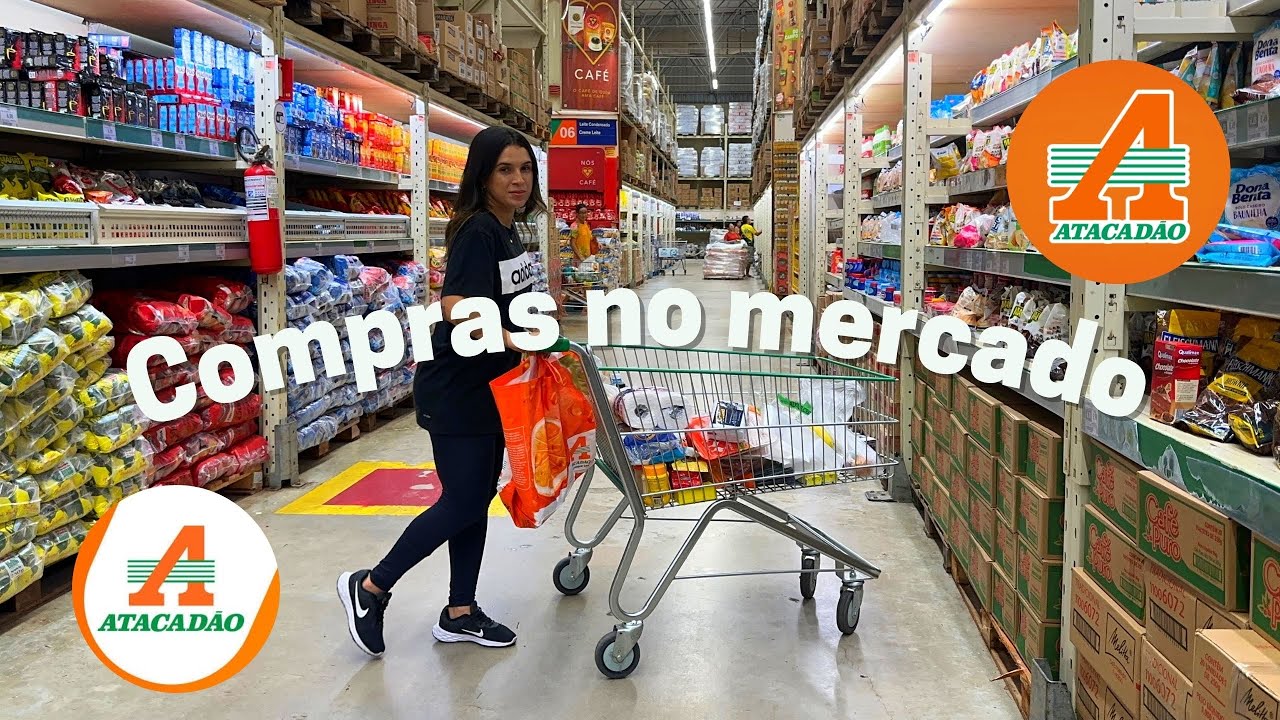 COMPRAS de MERCADO no ATACADAO! Com direito a SUSTO! Quase levavam meu celular!!!