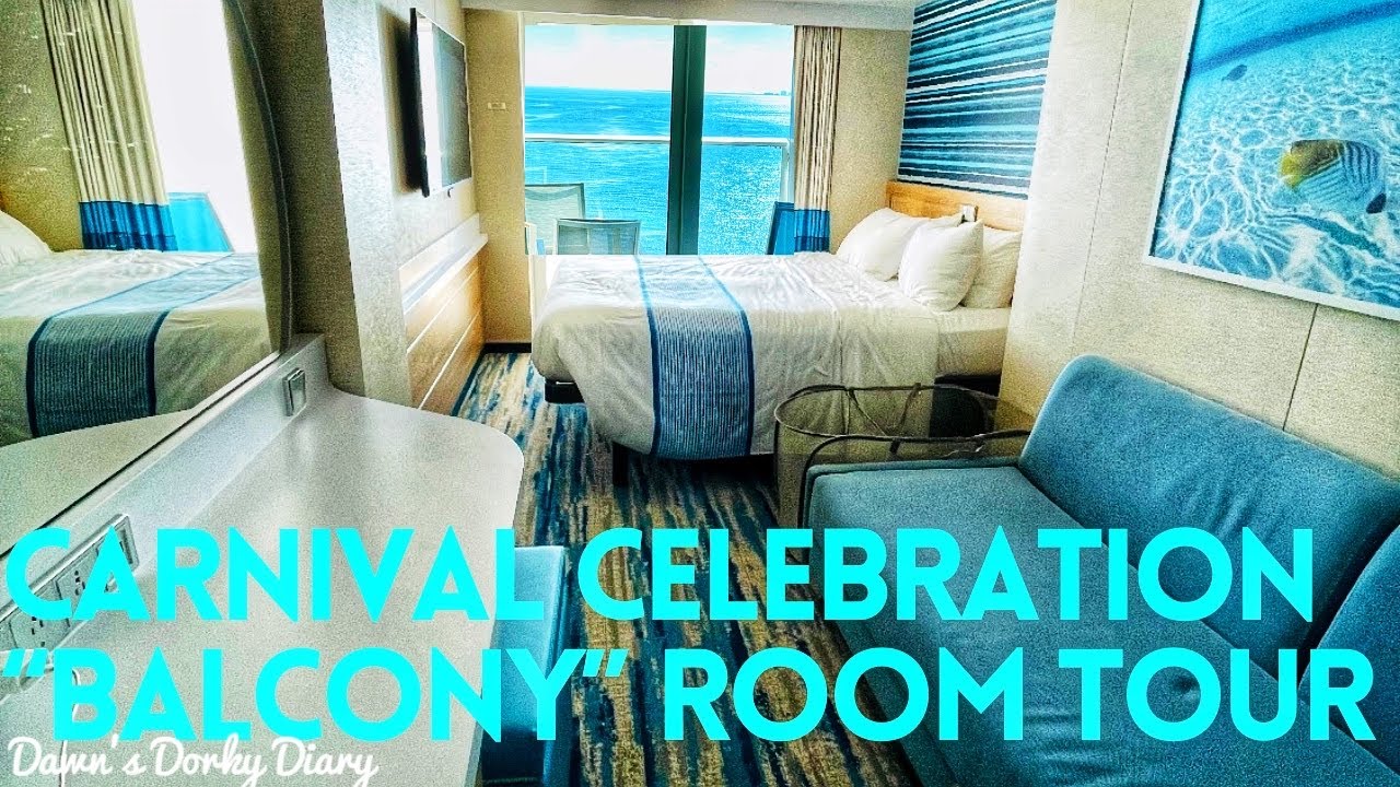 Carnival Celebration| Balcony Room 15343 Tour