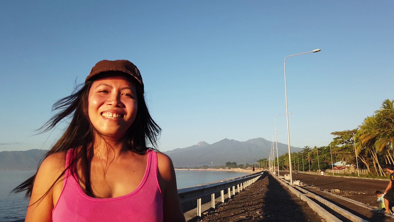 Davao Coastal Road Update 2020 -  Exercising on the coastal road