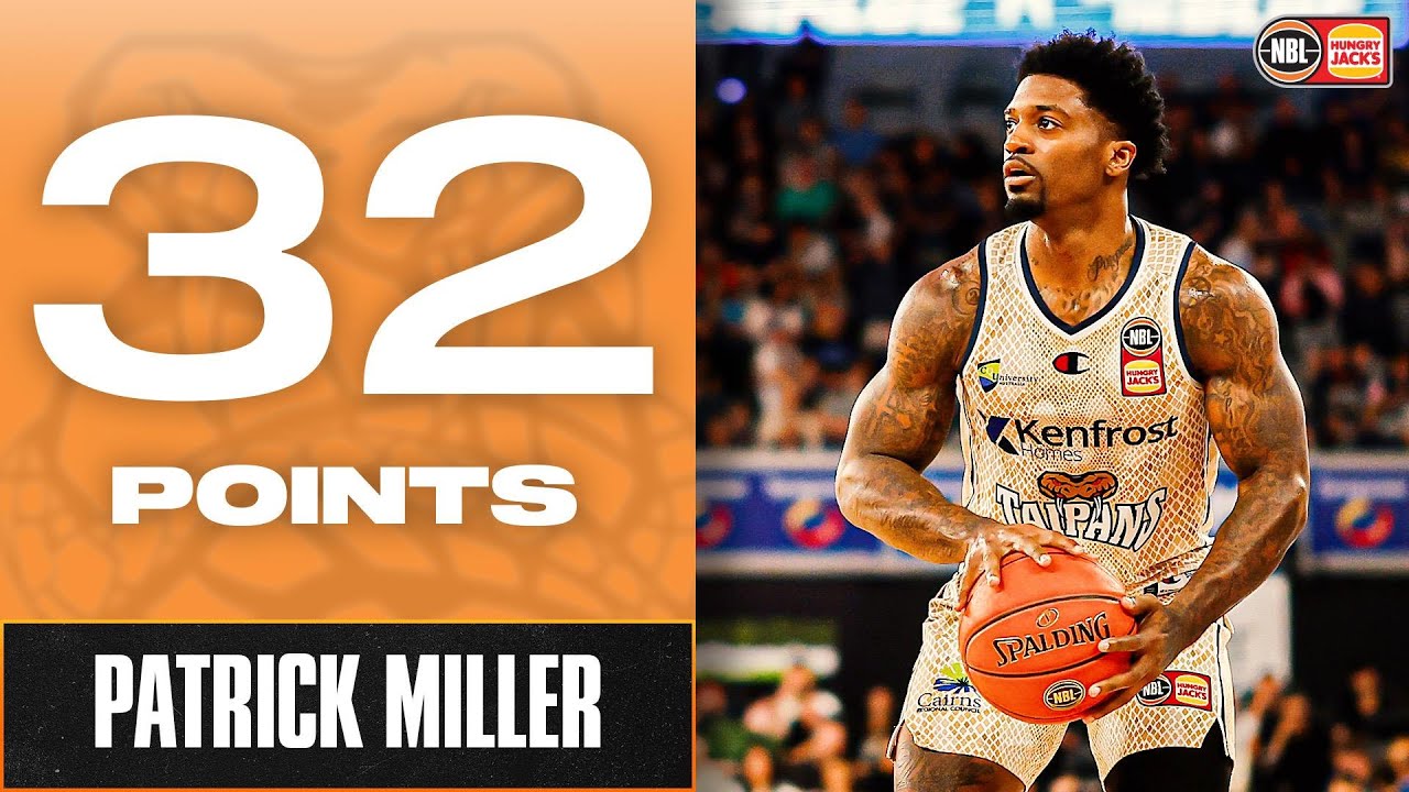 Patrick Miller 32 points and 10 assists vs. Melbourne United - Round 9, NBL24