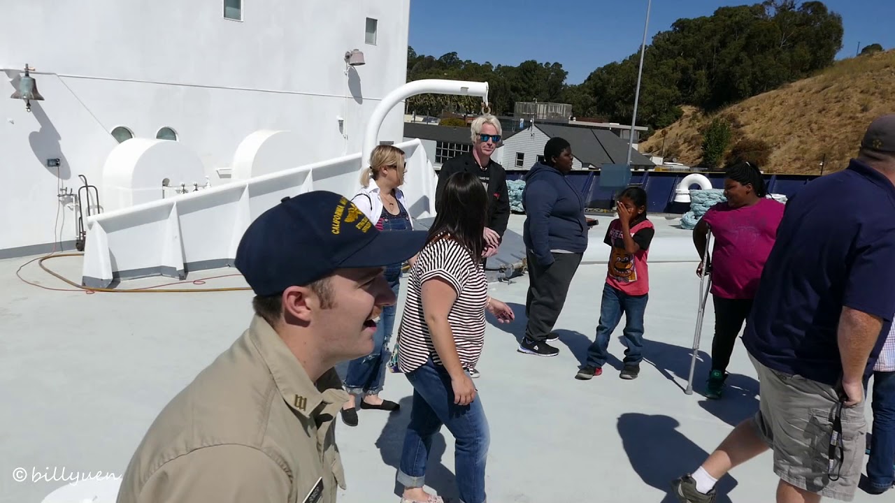 Vallejo Together visited Cal Maritime ship the golden bear 9-23-2017