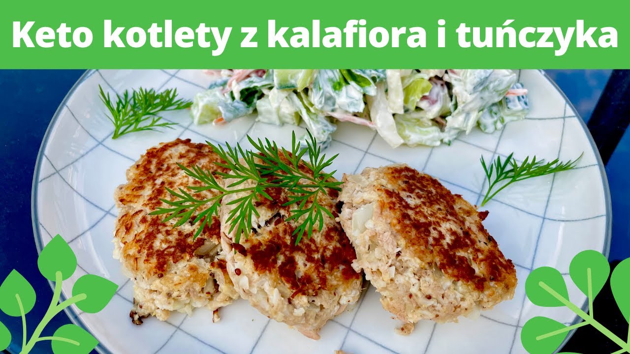 Keto kotlety z kalafiora i tuńczyka
