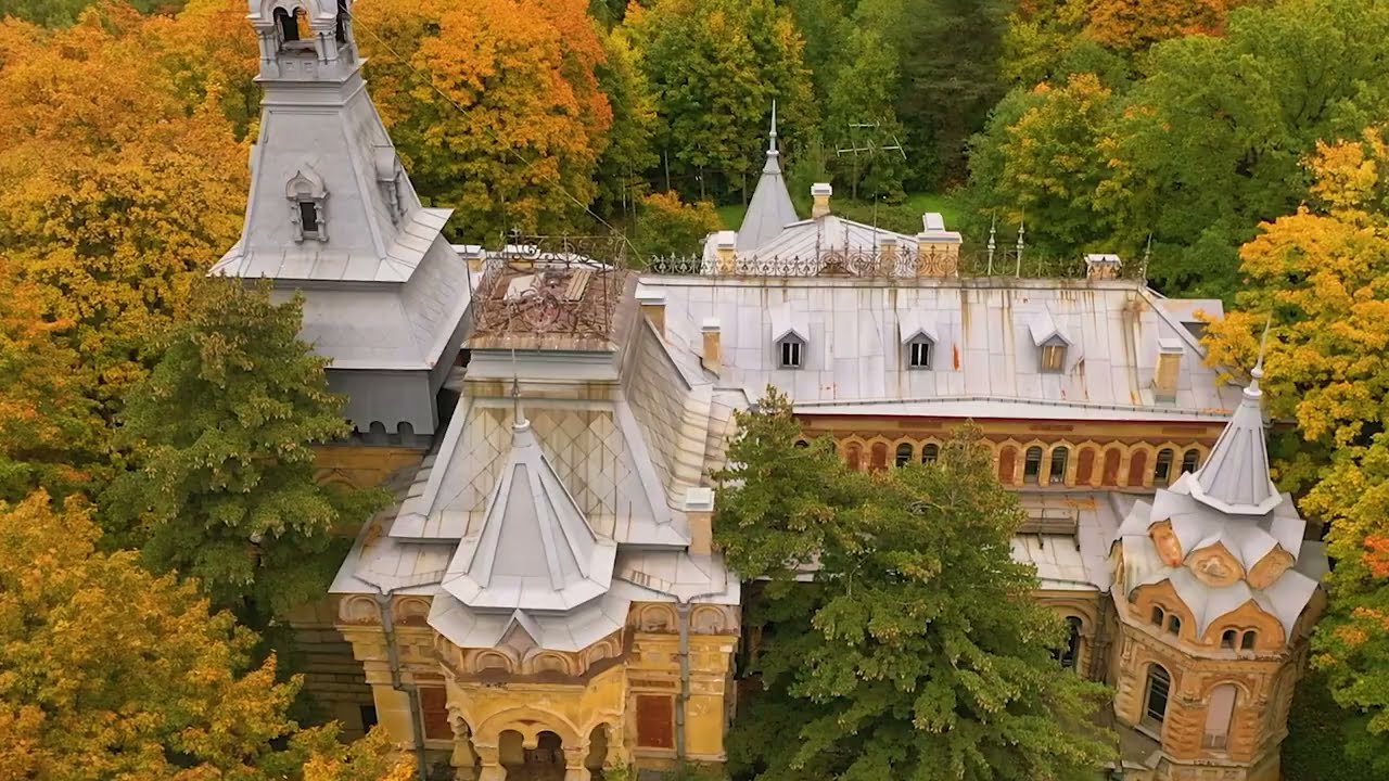 Заброшенная усадьба Дача Чернова или Сосновка | Аэросъёмка в Санкт-Петербурге