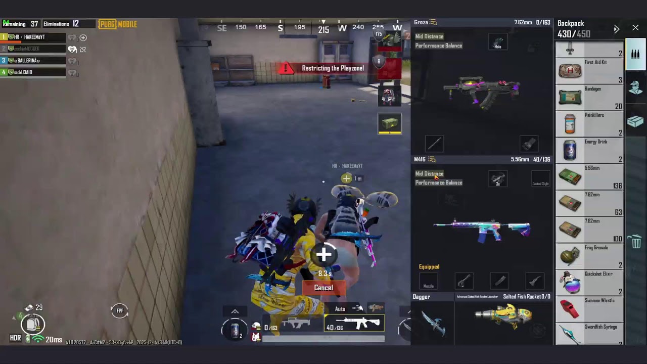 PUBGM chill stream | HDR+120fps