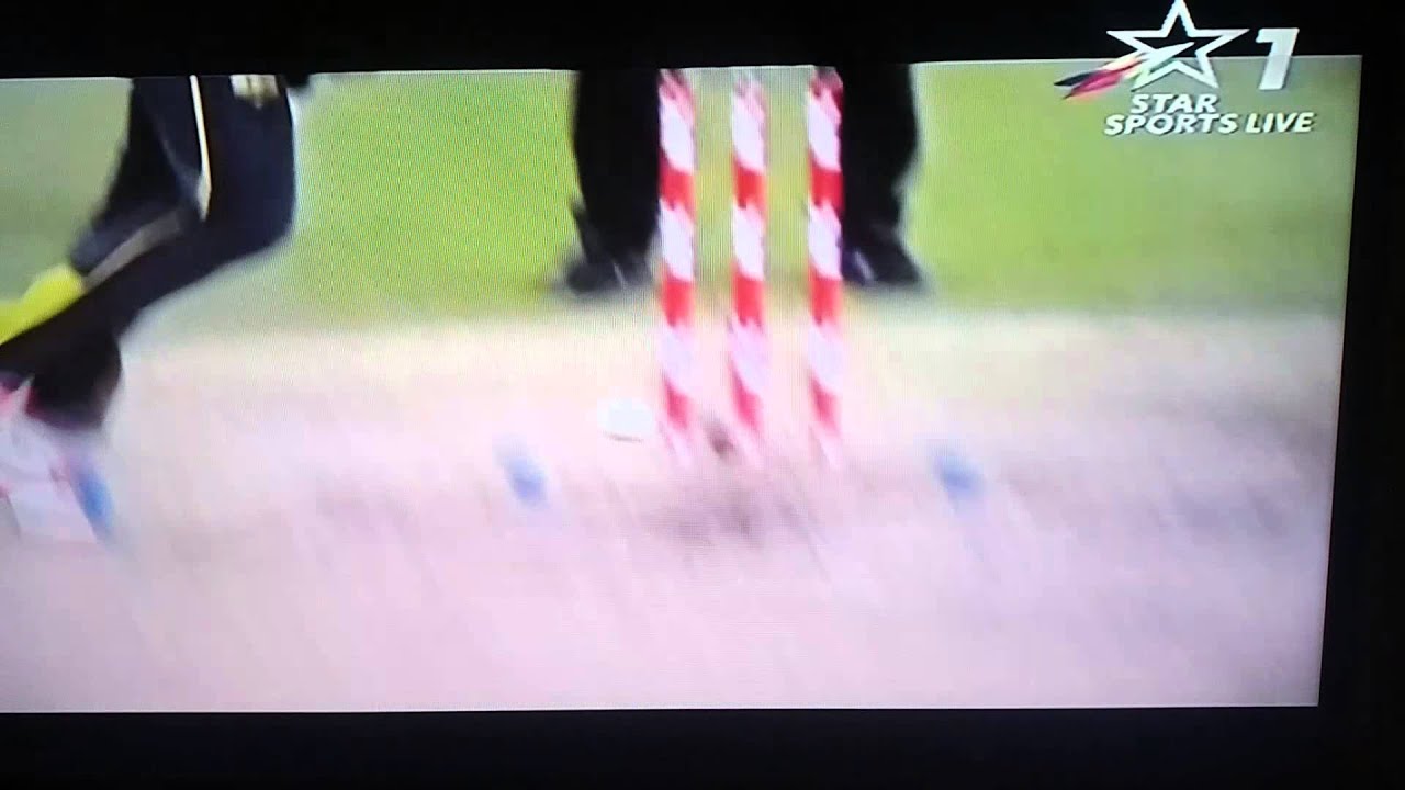 Nic Maddinson breaks his bat in Big Bash T20