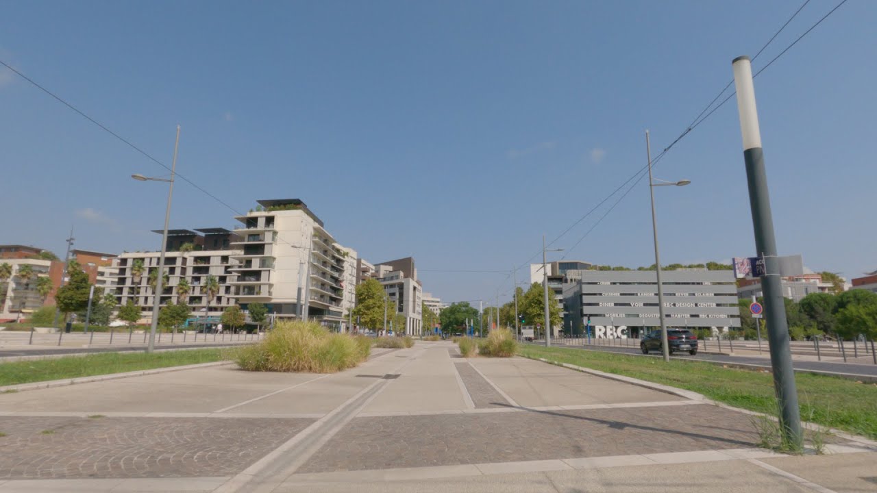 380 - Remontée à Montpellier depuis Pérols en vélo