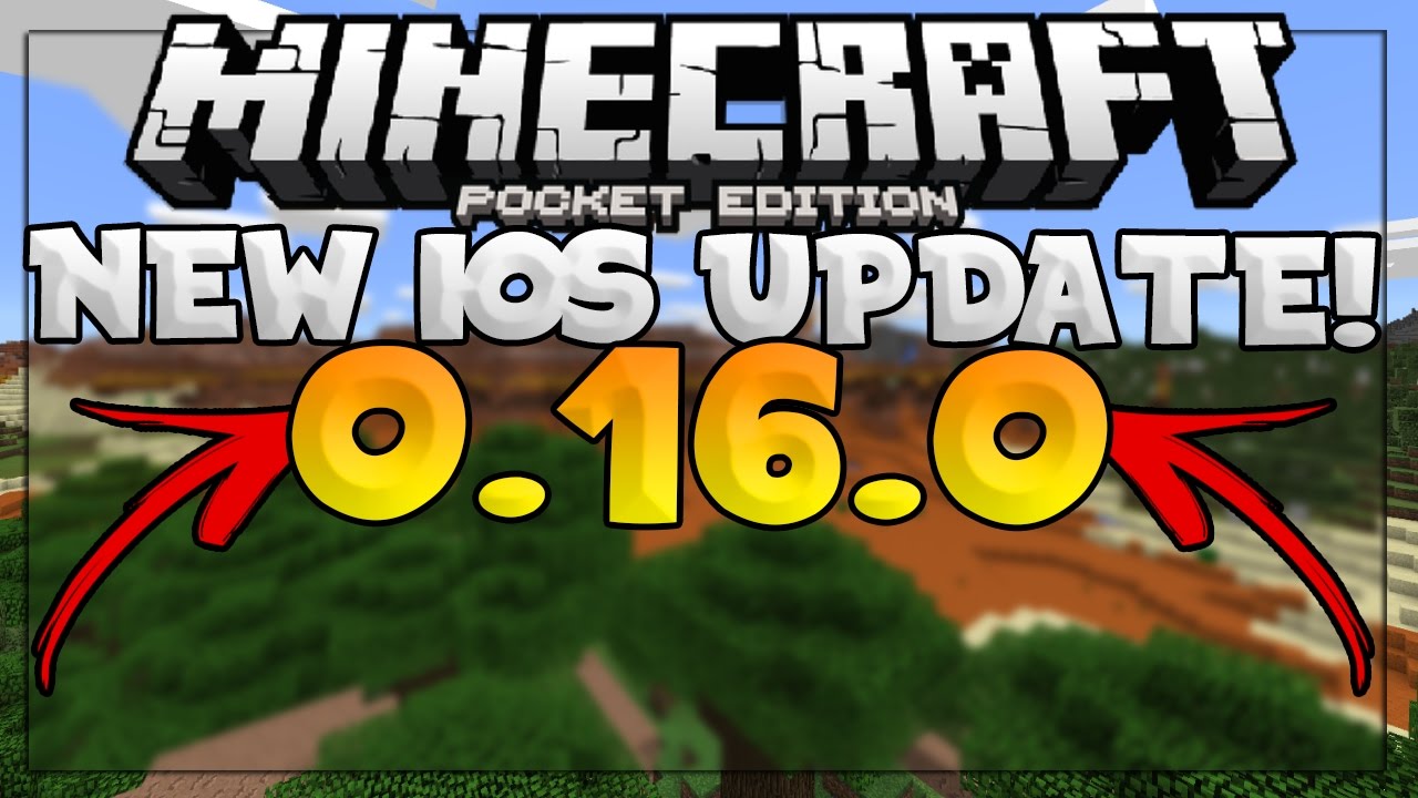 NEW MCPE 0.16.0 UPDATE RELEASED!! - New Update for iOS - Minecraft PE (Pocket Edition)