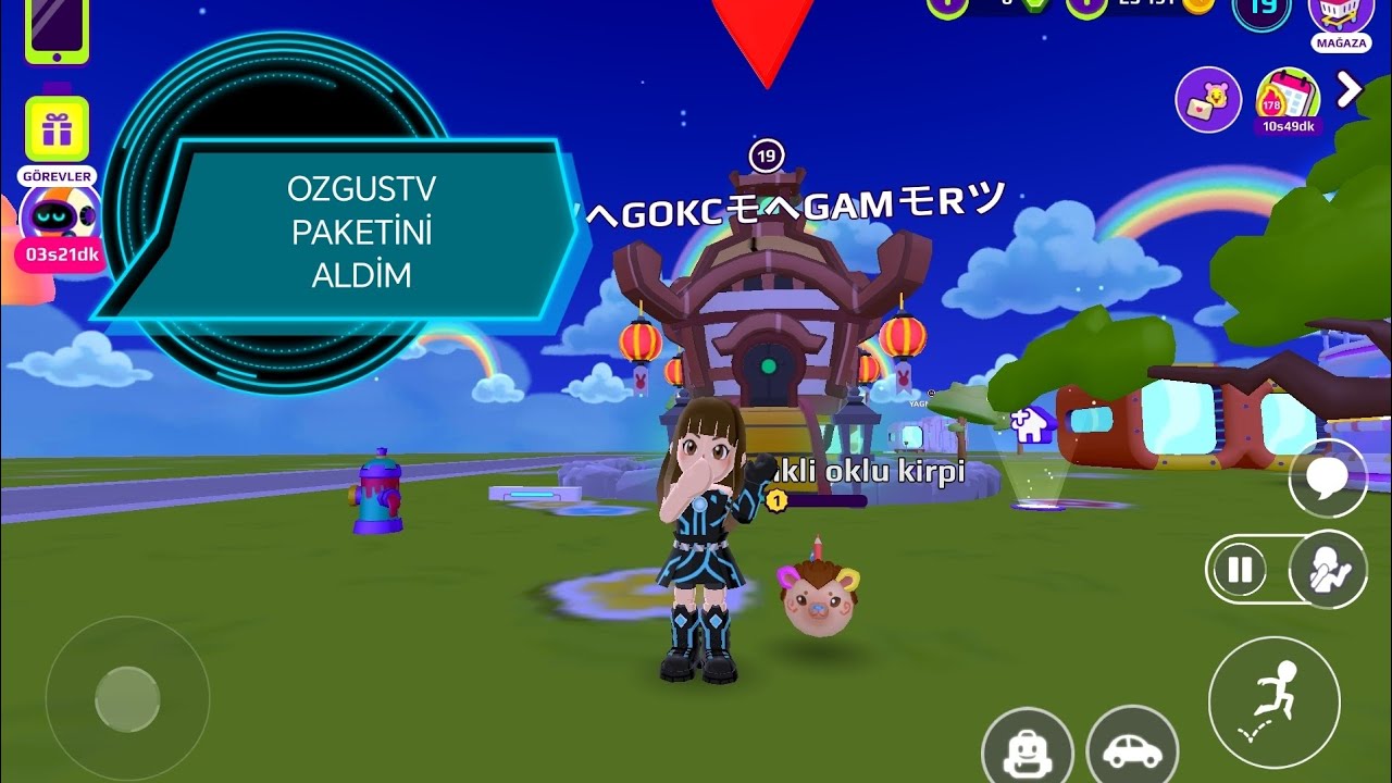OZGUSTv paketini aldimm ve 2 tane tavuk kutusu actimm