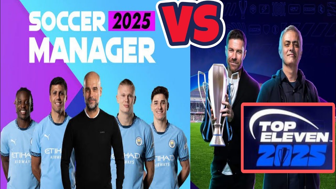 Soccer Manager 2025 VS Top Eleven 2025 Comparison | Which one is the best Football Manager Game?
