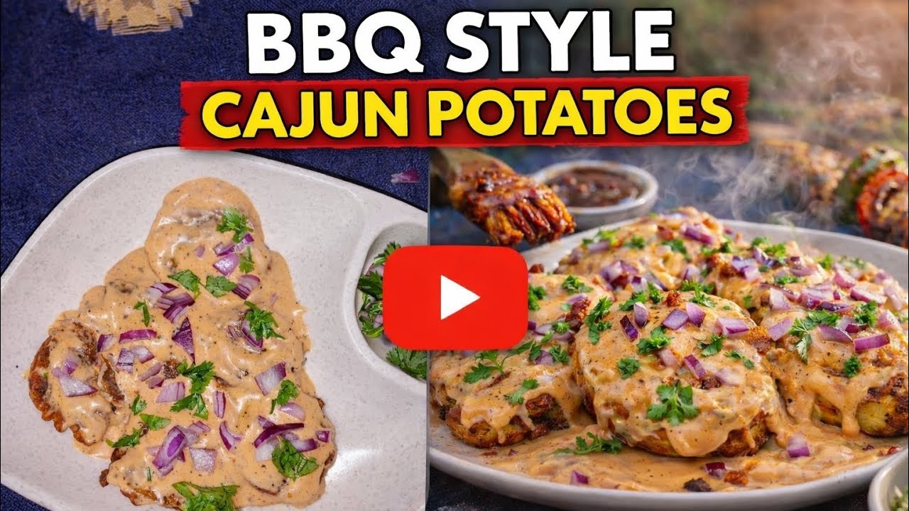 BBQ Style Cajun Potatoes#bbqpotatoes#cajunpotatoes#crispyrecipe#potato#easyrecipe #eveningsnack#food