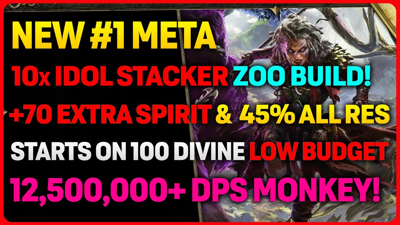 НОВЫЙ билд Spirit Walker через IDOL STACKER: 12 500 000+ DPS! | Стартовый гайд за 100 Divine (бюд...