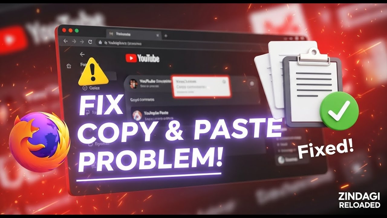 🔥 Fix Copy & Paste Not Working in Firefox Browser (Solution)