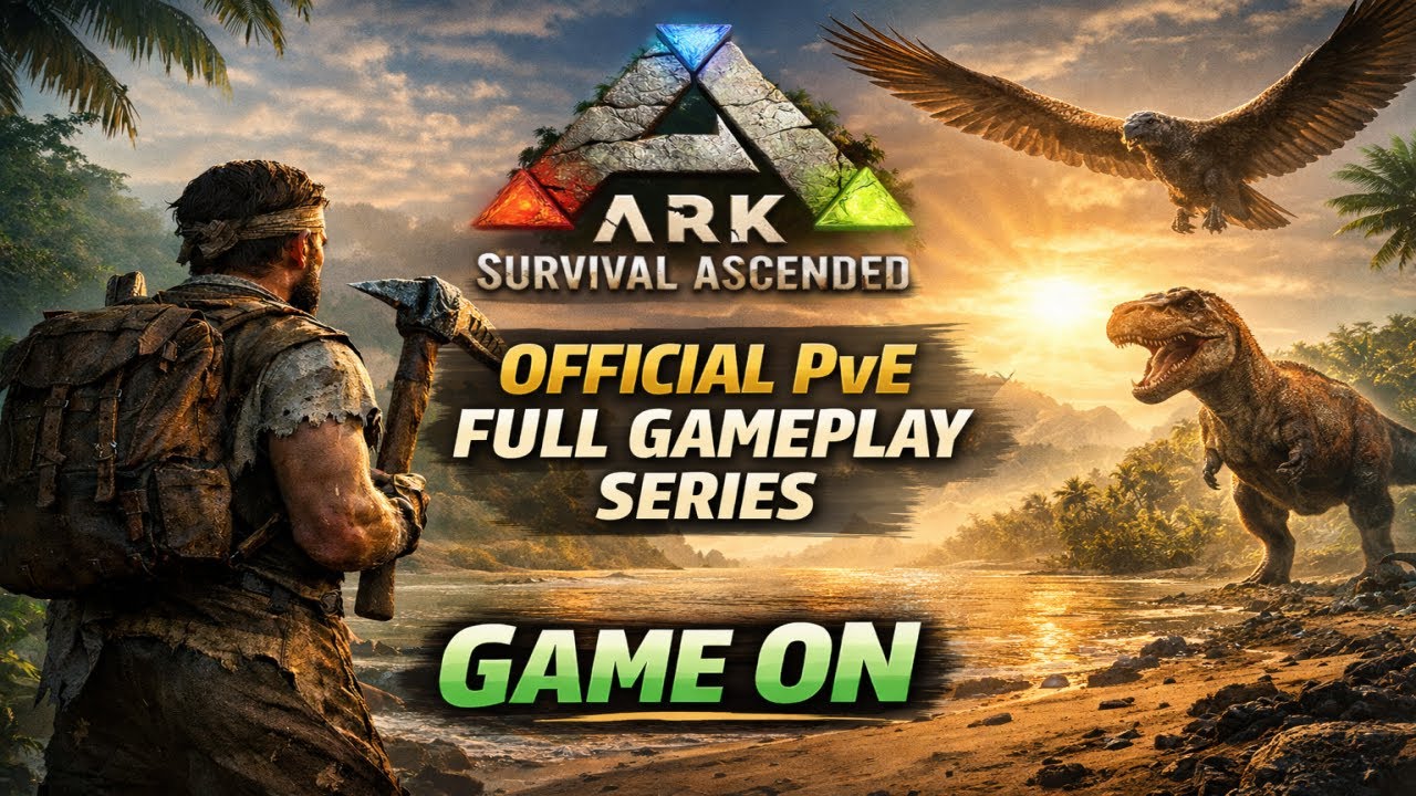 DAY 8 |  Rex Taming Hunt | ARK Survival Ascended LIVE | Game ON