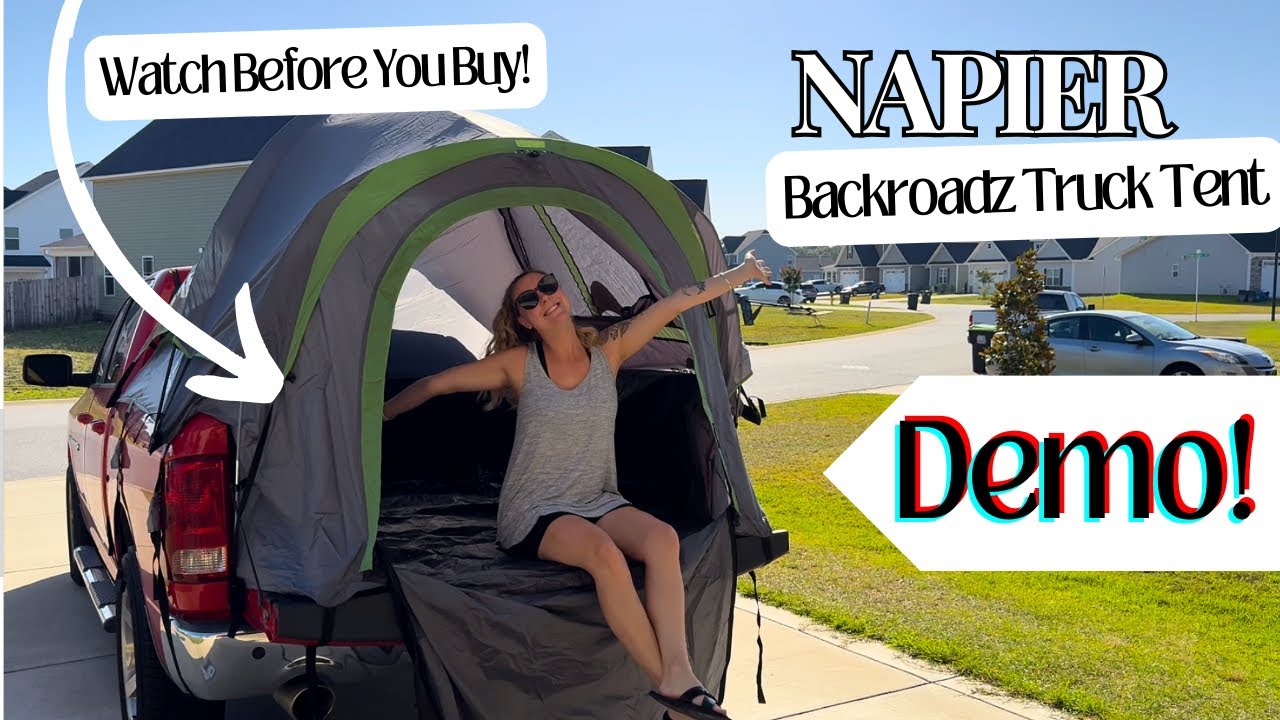 Full Demo & Honest Thoughts On Napier Backroadz Truck Tent After Lots of Use Plus Rain!