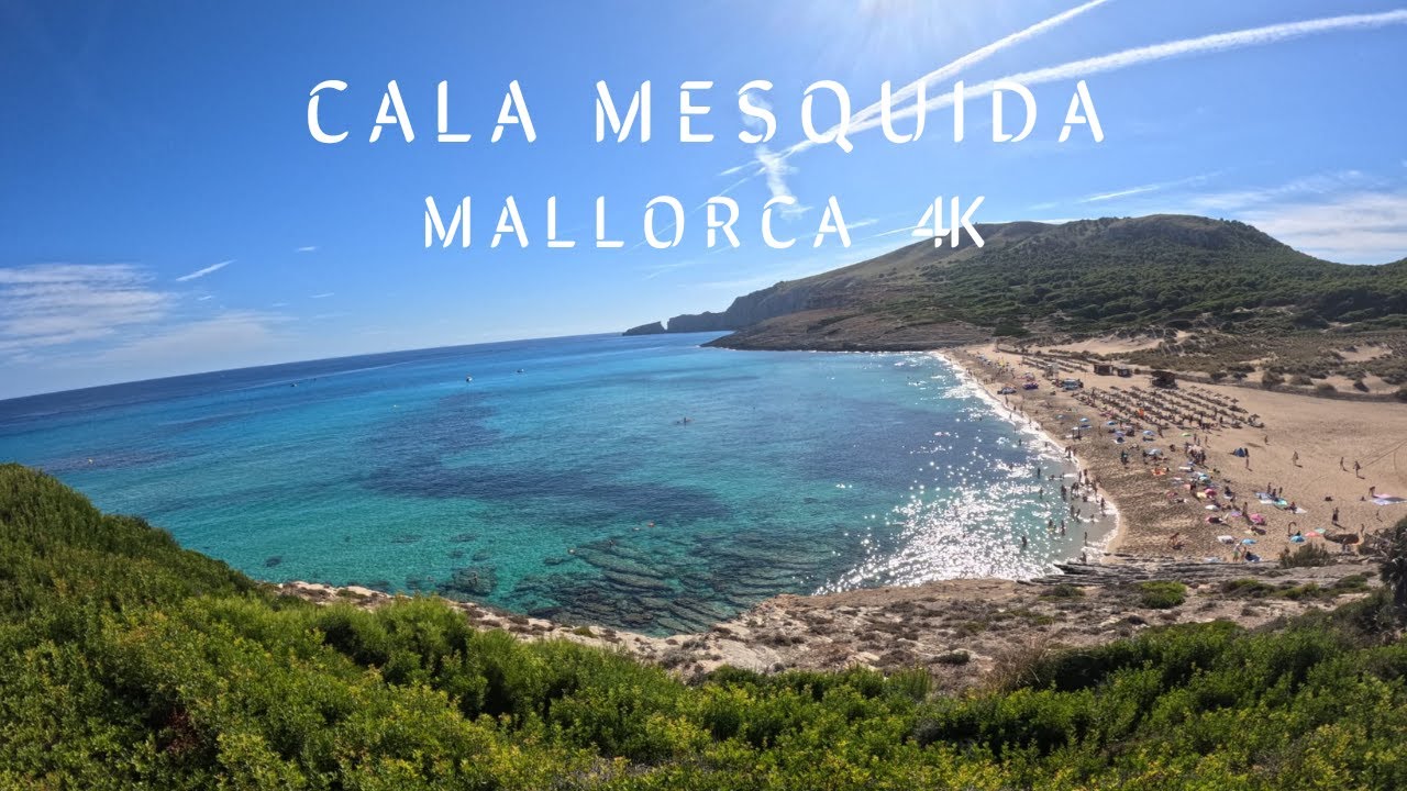 Cala Mesquida beach 4K 🌞🏝️ [Walking Tour , Mallorca]