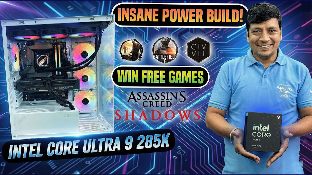 Intel Core Ultra 9 285K Powered Monster PC – Next-Level Gaming Build!