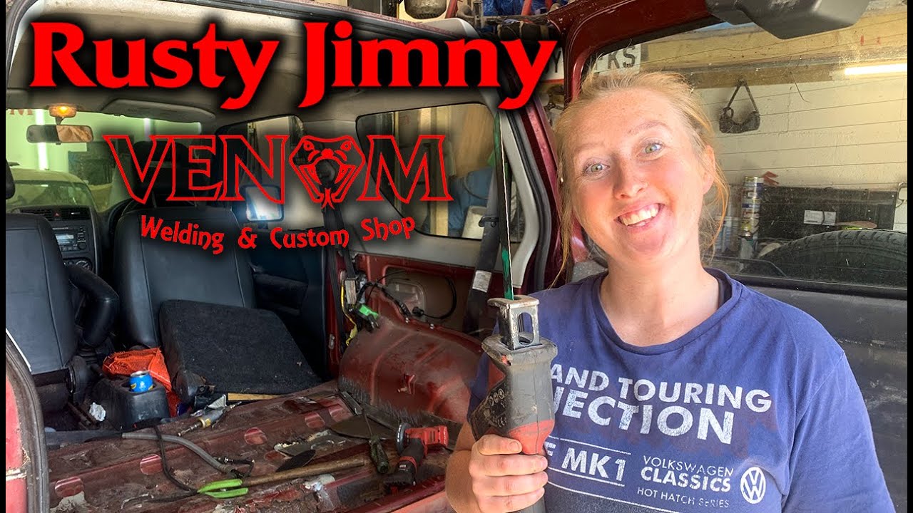 Suzuki Jimny Rear Floor and Boot Rust Repair at Venom Custom Shop