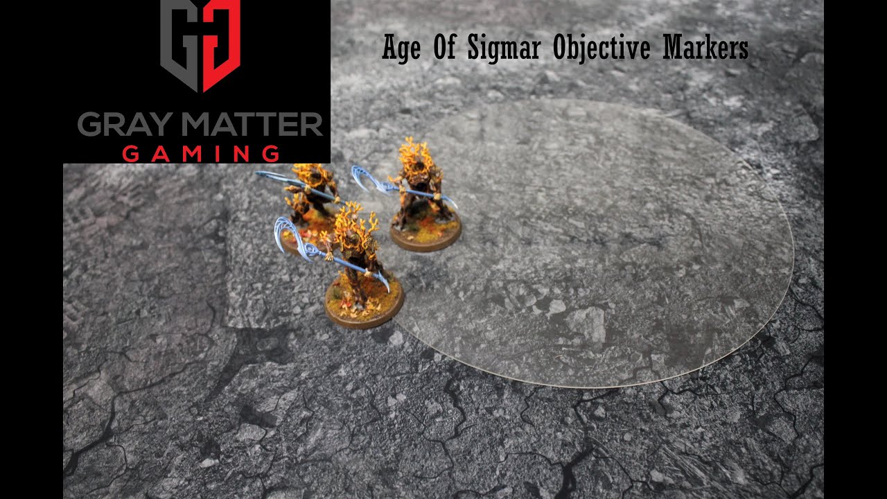 Gray Matter Gaming - Age of Sigmar AoS Acrylic Objective Markers