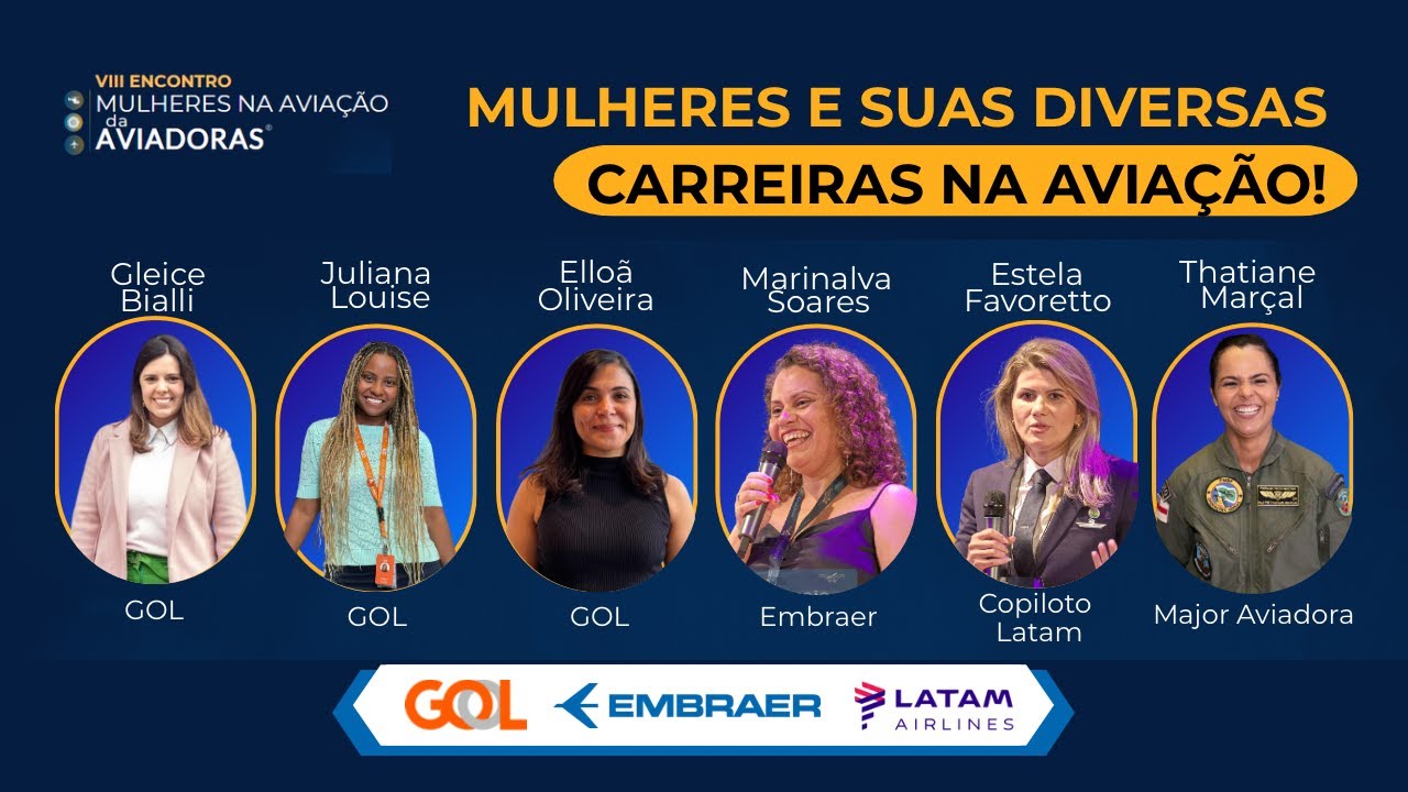 Mulheres e Suas Diversas Carreiras na Aviação!