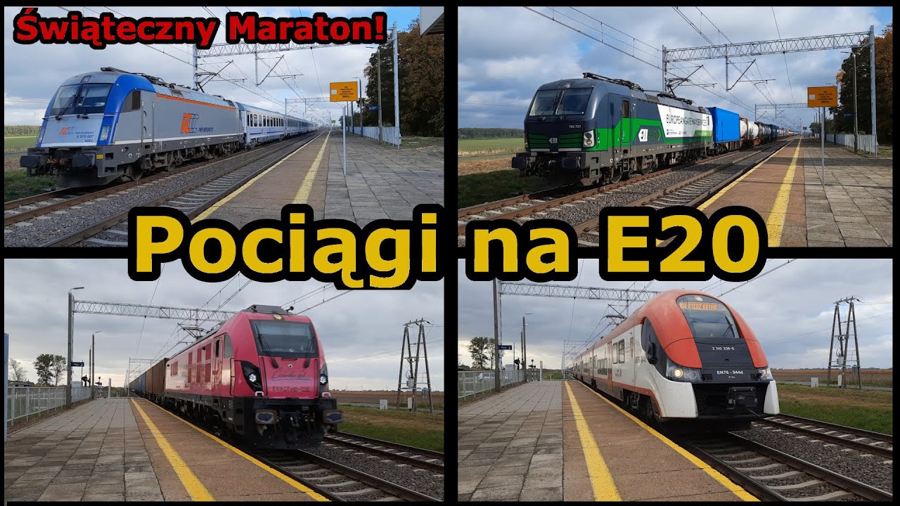 Jesienne pociągi na E20 w Turzynowie! [Świąteczny Maraton 1/3]