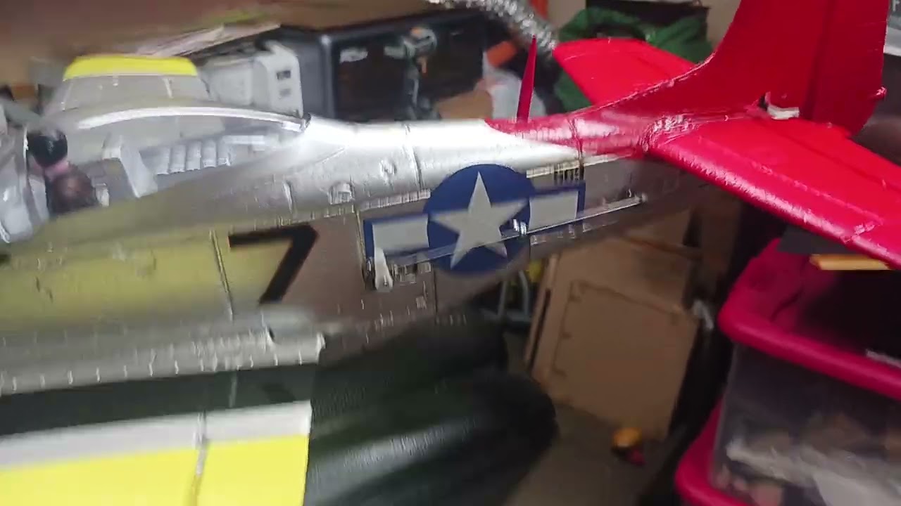 Volantex 768-1 P51 Mustang 750mm - All my Mods