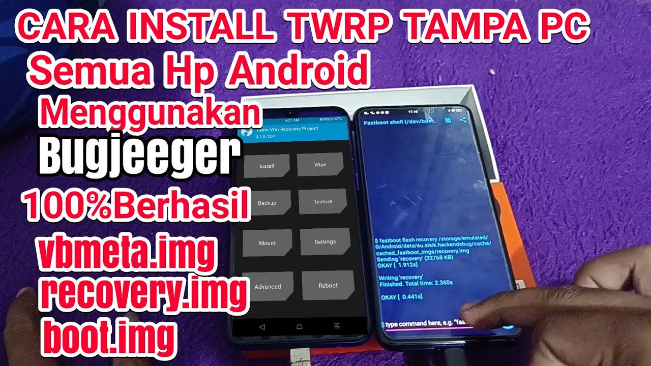Как установить TWRP и рут на Bugjeeger на все телефоны Android без ПК 2023 Realme Asus Infinix Xi...