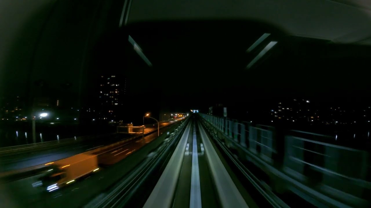 【4K ASMR】Nippori Toneri Liner Train Front View Pt.5 | 日暮里舎人ライナー前面展望台 | Japan Ninja Travel