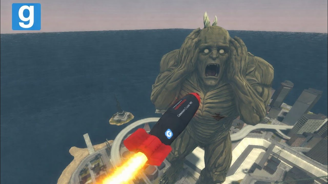 What Happens If a NUKE Hits a Giant Monster? (GMod)