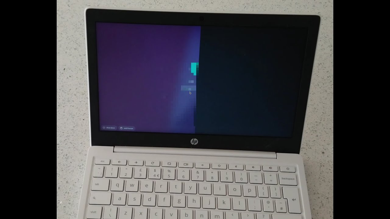 hp chromebook damaged display repair