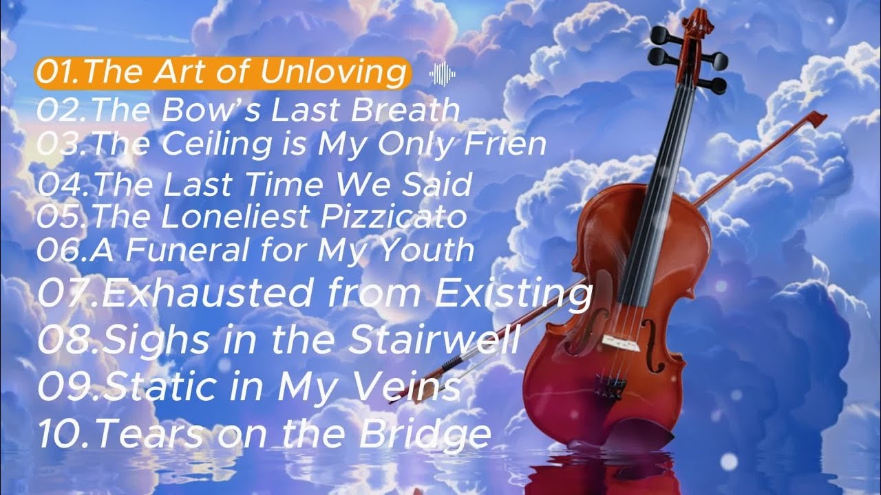 Violin music entertains the mood at night