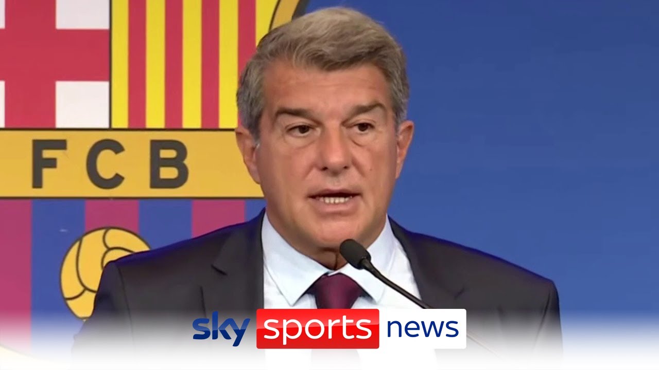 Barcelona President Joan Laporta on why Lionel Messi's contract was not renewed