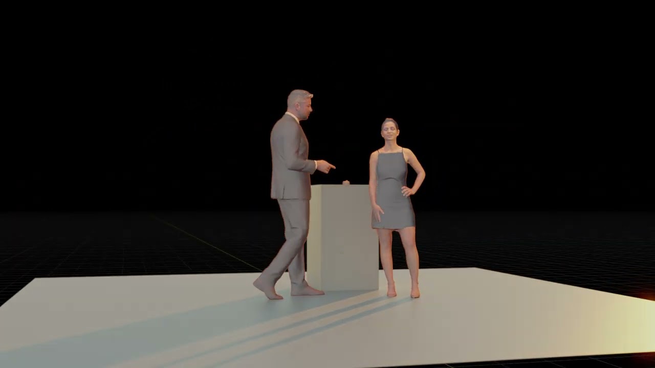 Testing Volumetric Video in Blender 3D