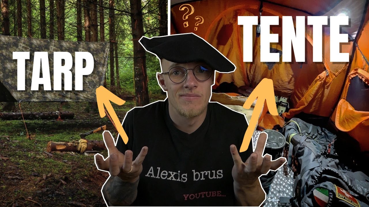 TARP ou TENTE: Quel est le MEILLEUR abri pour le bivouac ?! | Astuce débutant