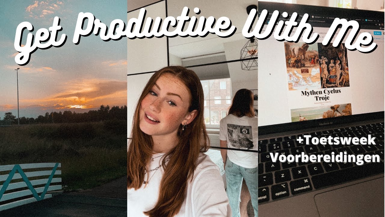 GET PRODUCTIVE WITH ME | Voorbereidingen voor de Toetsweek | Anne.mijn