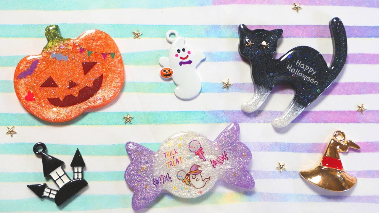 Halloween UV Resin Charms ft. PolymomoTea & PinkSugarCotton