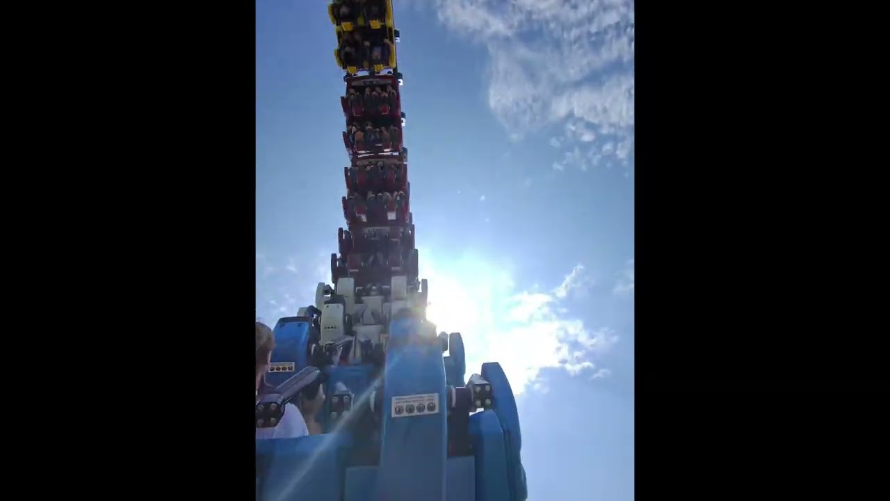 The Flying Cobras Back Row POV at Carowinds