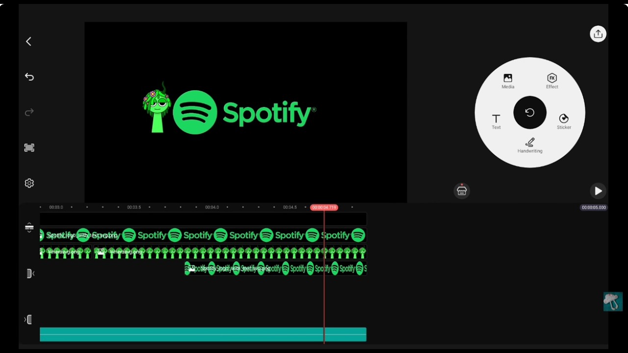 Spotify Logo Remake Kinemaster Speedrun x10 Speed @WAGDHN2026